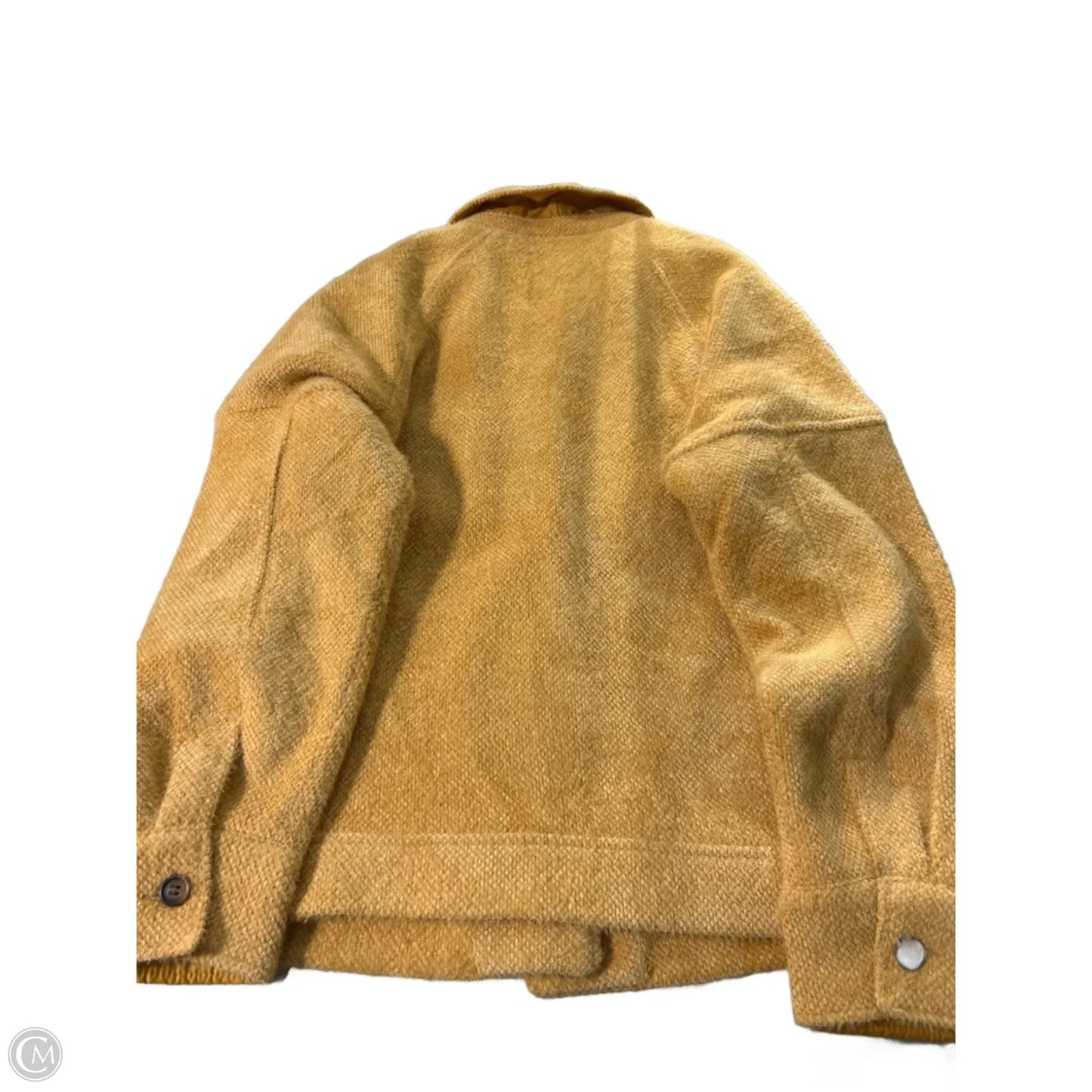 Jacket Fleece By Tribal In Yellow, Size: L