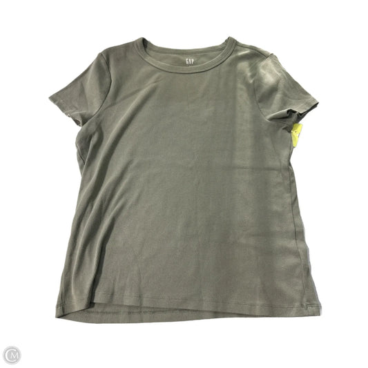 Top Short Sleeve By Gap In Green, Size: L