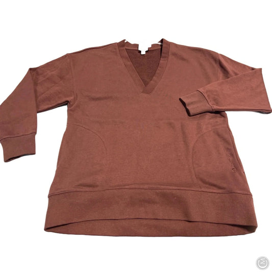 Sweatshirt Collar By Champion In Brown, Size: Xs