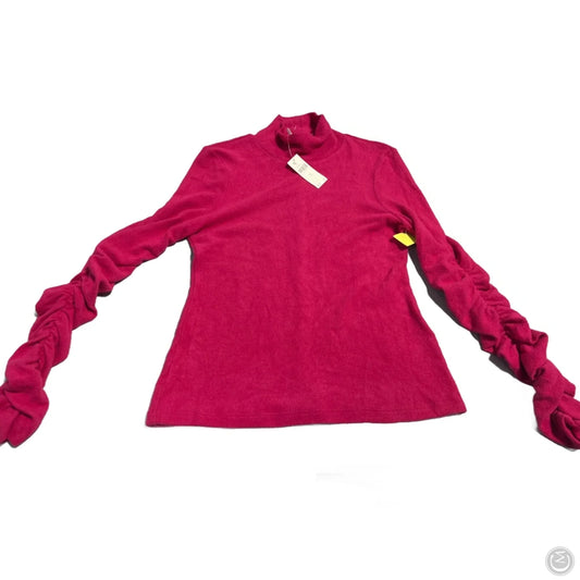 Top Long Sleeve By Anthropologie In Pink, Size: Xs