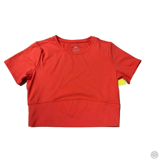 Athletic Top Short Sleeve By Joy Lab In Coral, Size: M