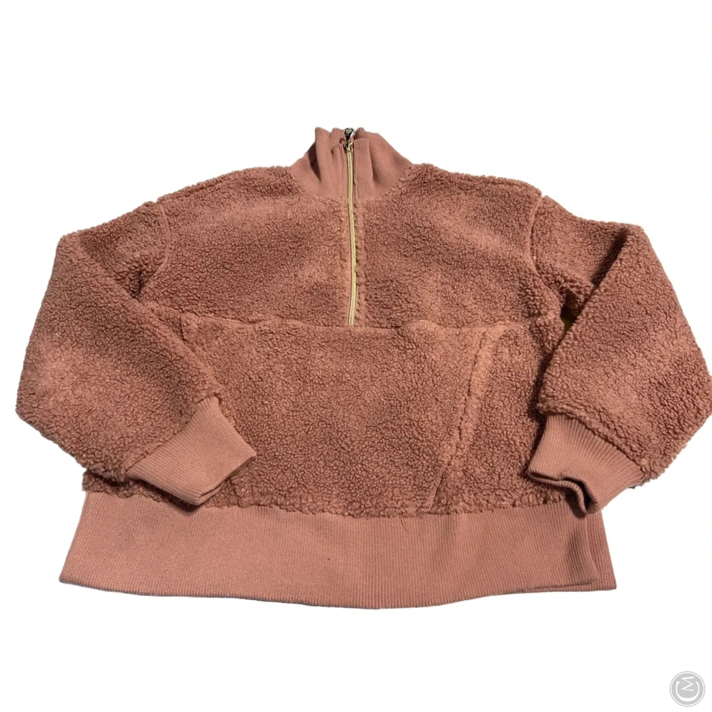 Jacket Fleece By Joy Lab In Bronze, Size: Xs