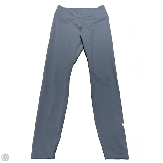 Athletic Leggings By Nike In Blue, Size: M