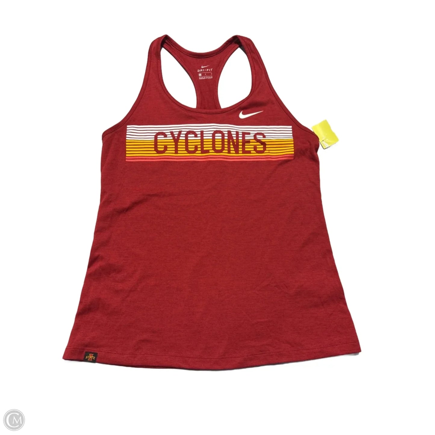 Athletic Tank Top By Nike In Red, Size: L