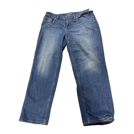 Jeans Boyfriend By Chicos In Blue Denim, Size: 12