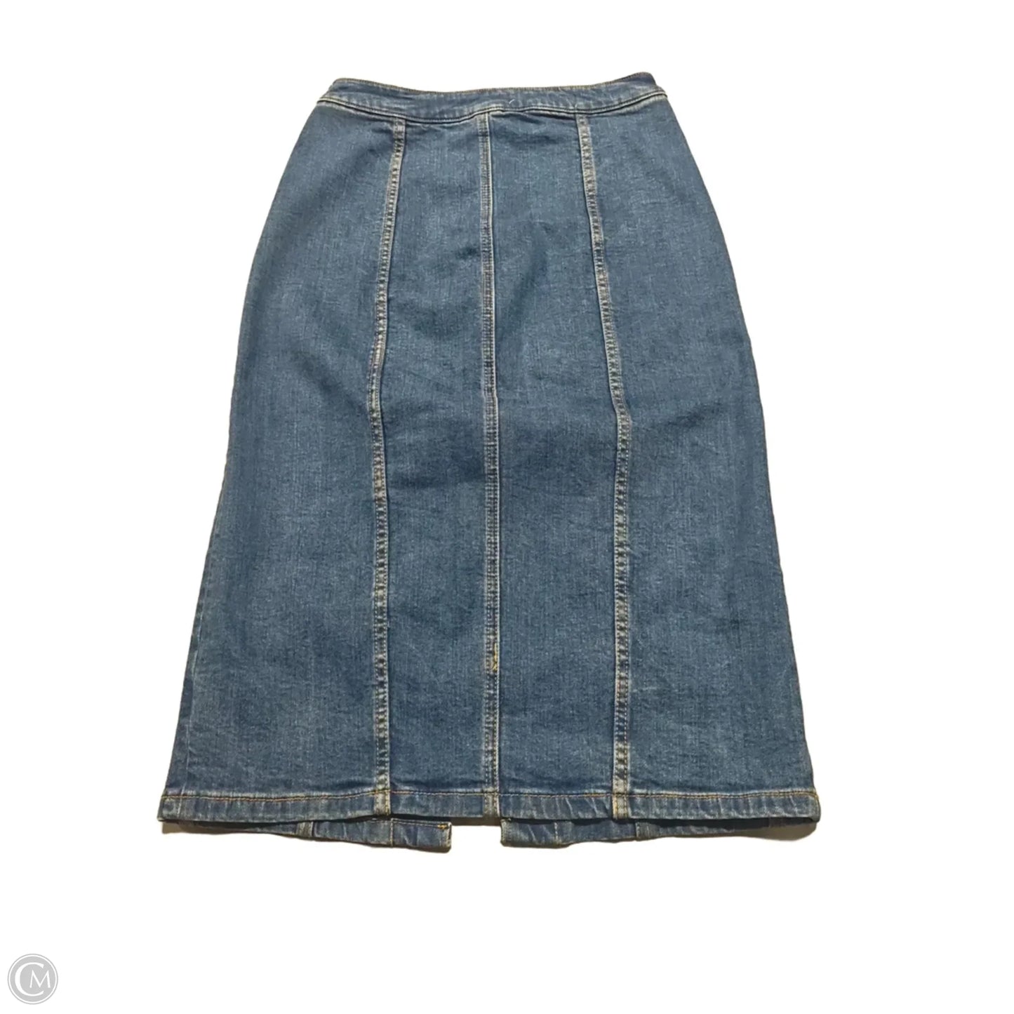 Skirt Midi By Anthropologie In Blue, Size: 4