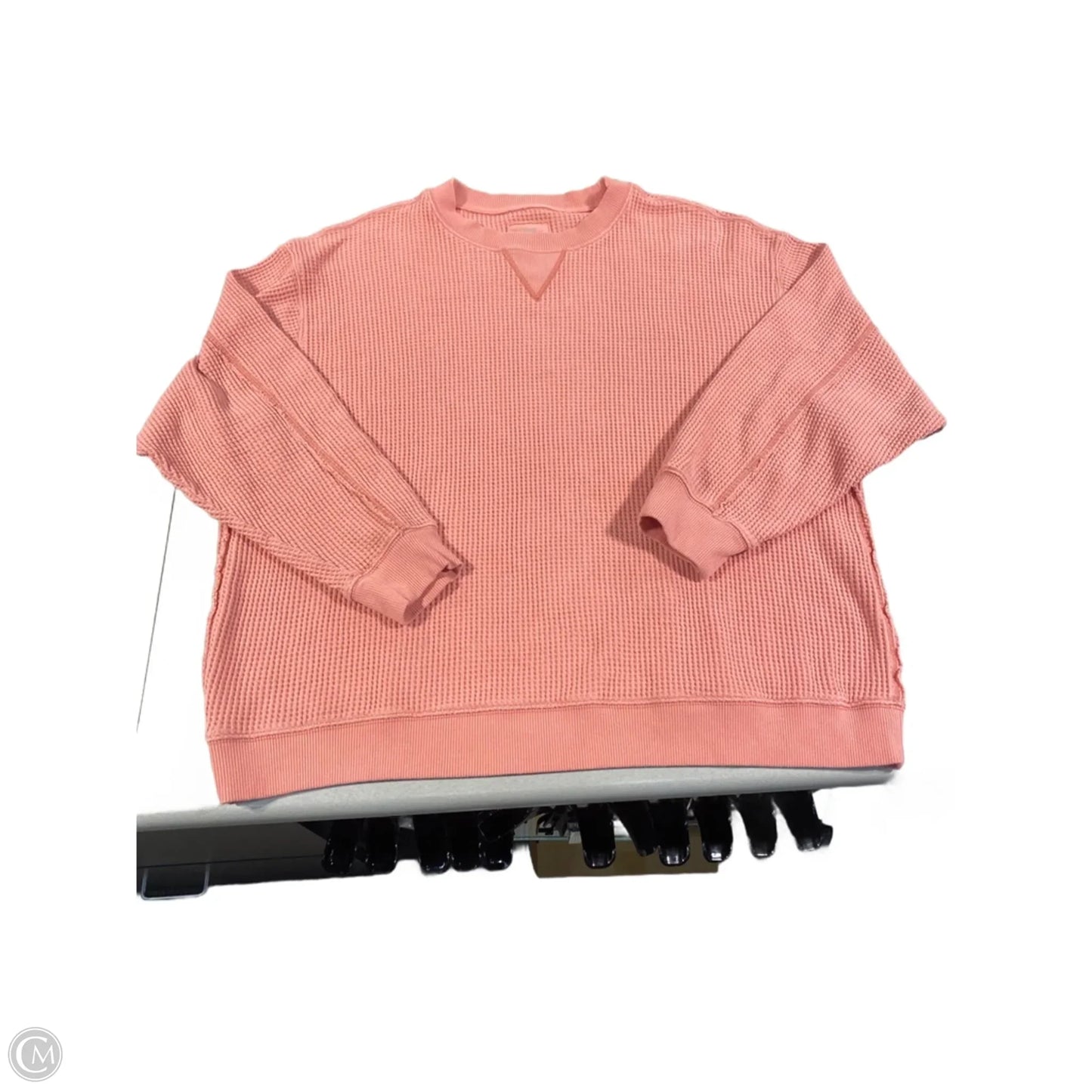 Top Long Sleeve By Aerie In Pink, Size: Xl