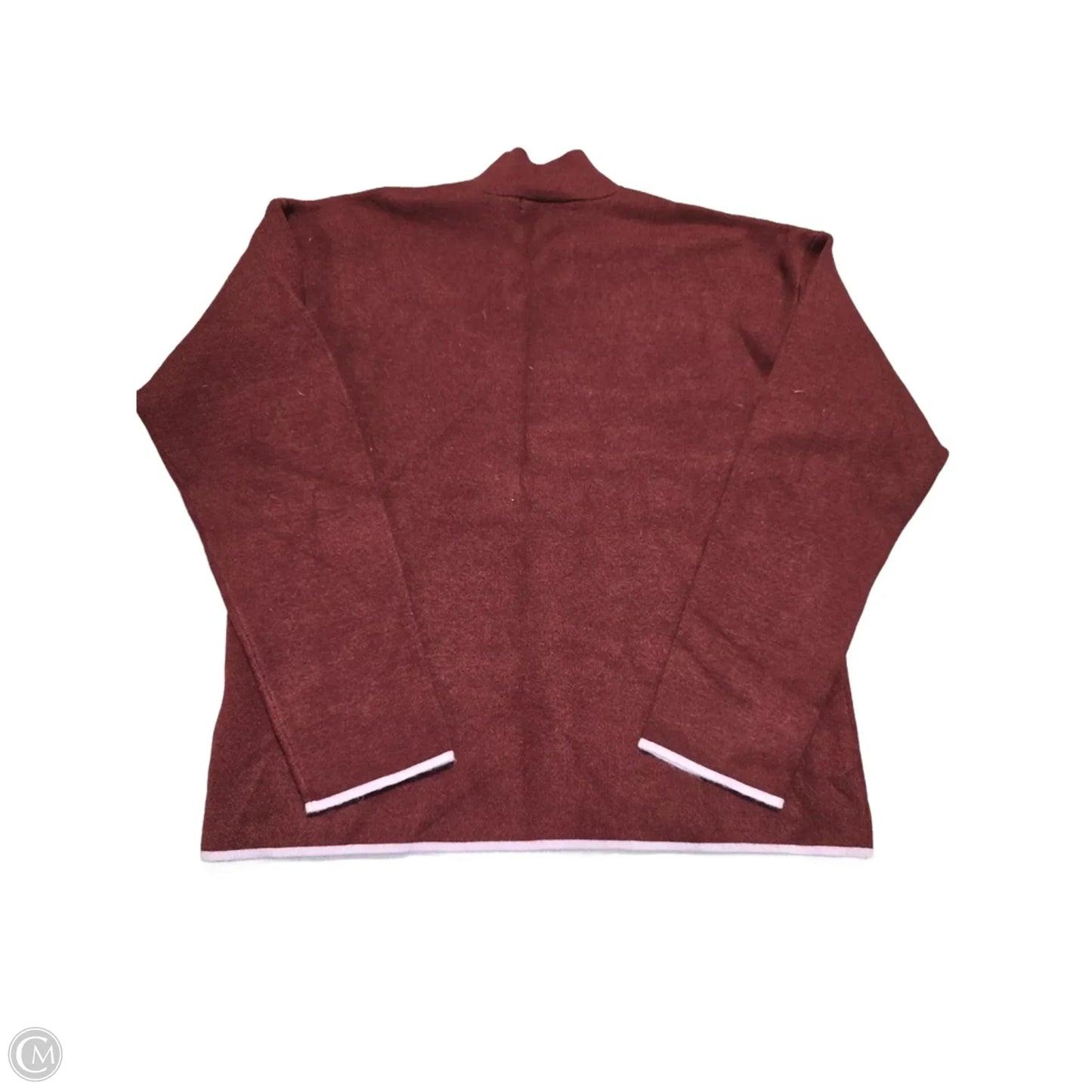 Sweater By Anthropologie In Maroon, Size: S