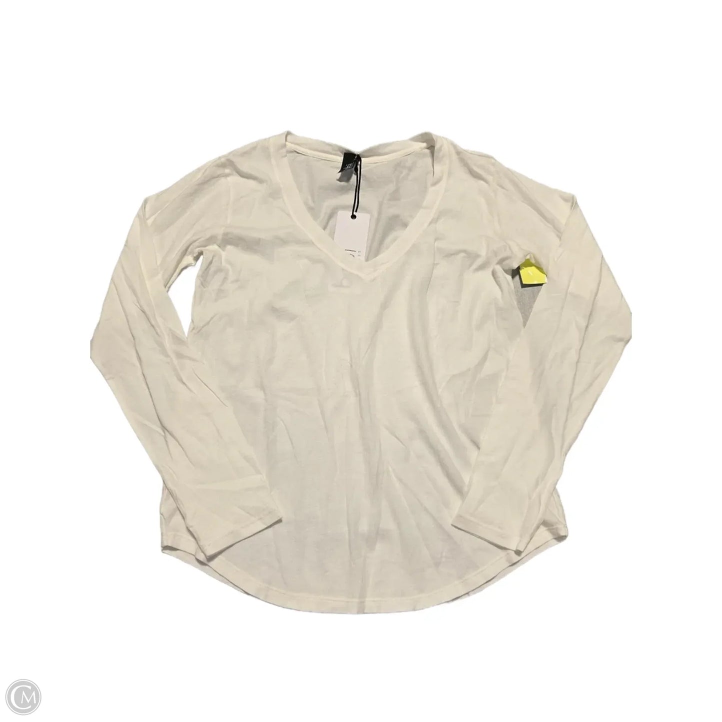 Top Long Sleeve By Bobi In Cream, Size: S