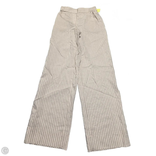 Pants Linen By Zara In Striped Pattern, Size: Xs
