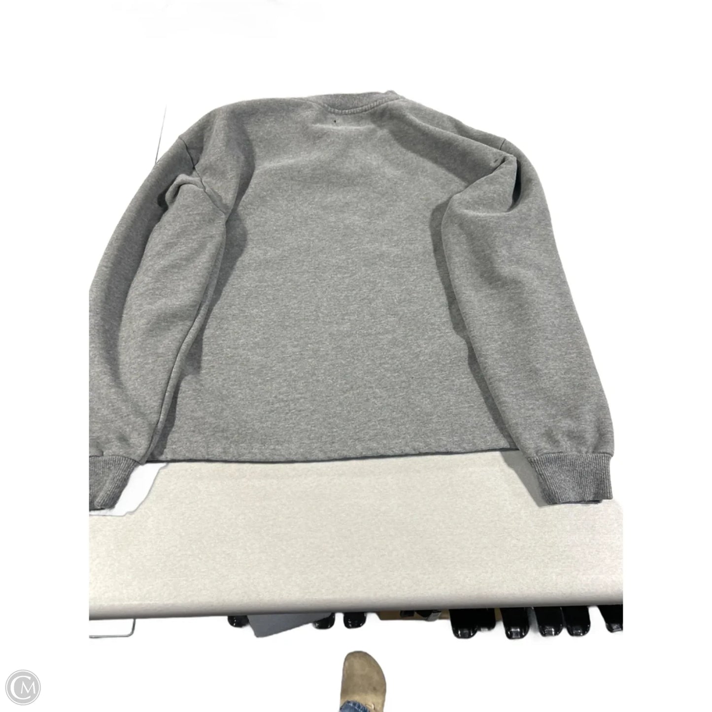 Sweatshirt Crewneck By Zyia In Grey, Size: M