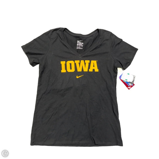 Top Short Sleeve By Nike In Black, Size: Xl
