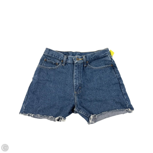 Shorts By Wrangler In Blue Denim, Size: 0