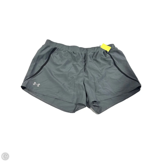 Athletic Shorts By Under Armour In Grey, Size: Xl