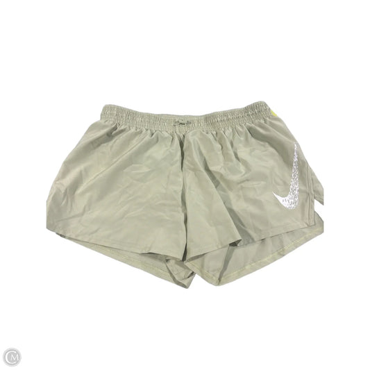 Athletic Shorts By Nike In Green, Size: M