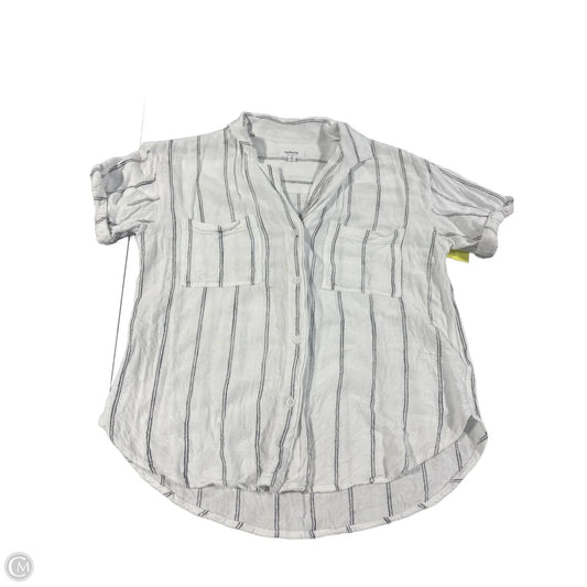 Top Short Sleeve By Cmc In White, Size: S