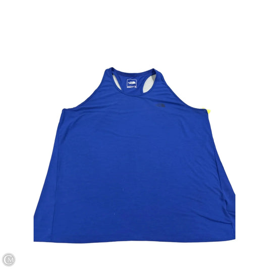 Athletic Tank Top By The North Face In Blue, Size: Xxl