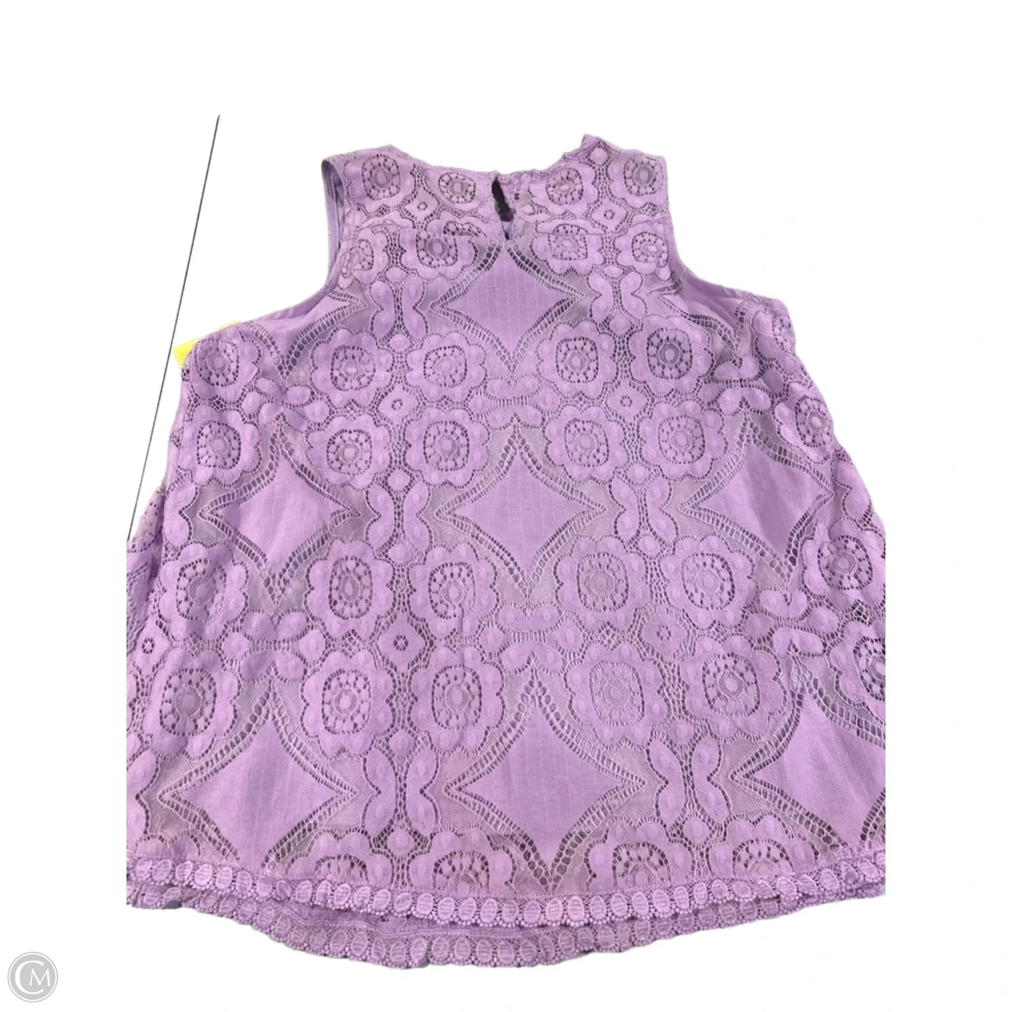 Tank Top By Doe & Rae In Purple, Size: M