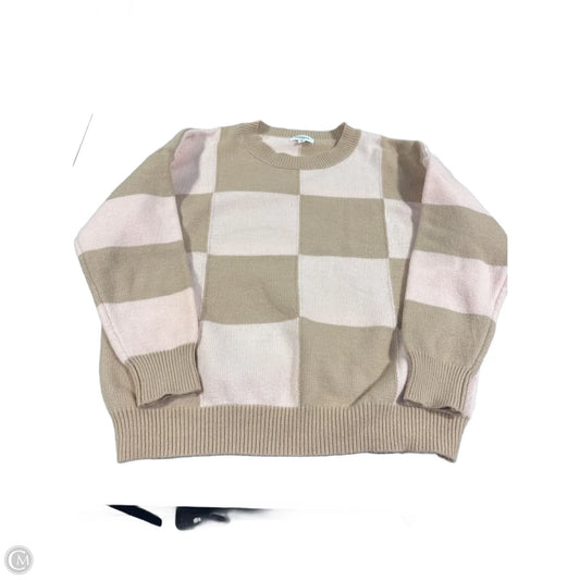 Sweater By Anniewear In Brown & Pink, Size: M