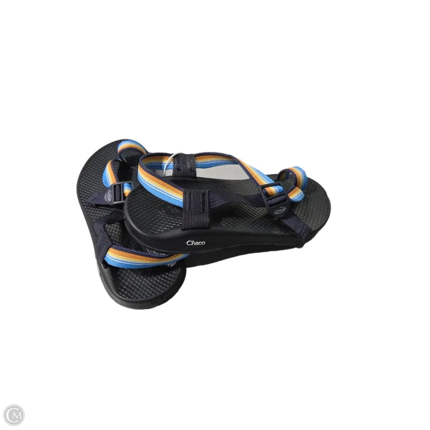 Sandals Flats By Chicos In Navy, Size: 7