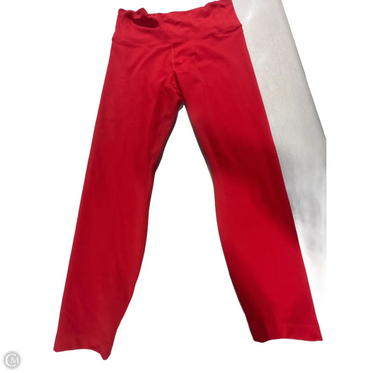 Athletic Leggings By All In Motion In Red, Size: L