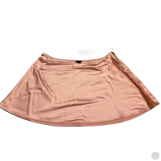 Skirt Mini & Short By Wild Fable In Peach, Size: L