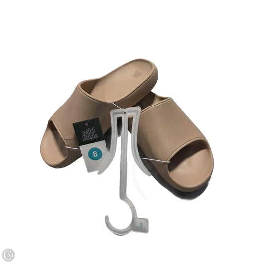 Sandals Flats By Wild Fable In Tan, Size: 8