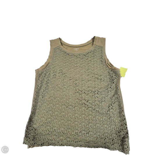 Tank Top By Loft In Green, Size: M