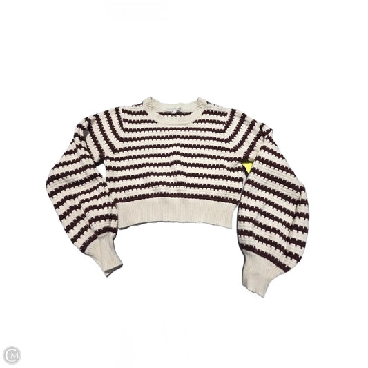 Sweater By Altard State In Brown & Cream, Size: S