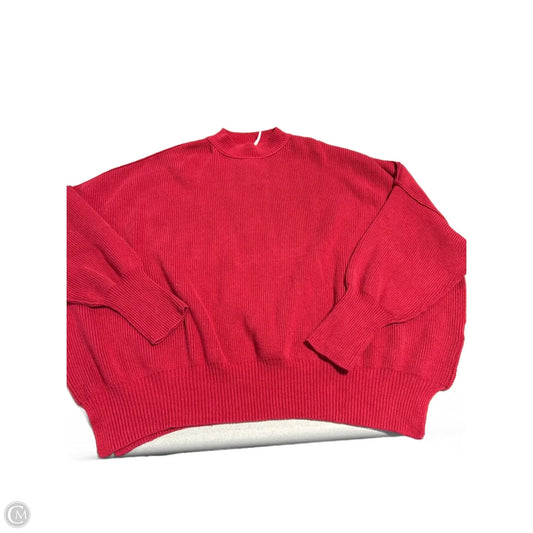 Sweater By Free People In Red, Size: M