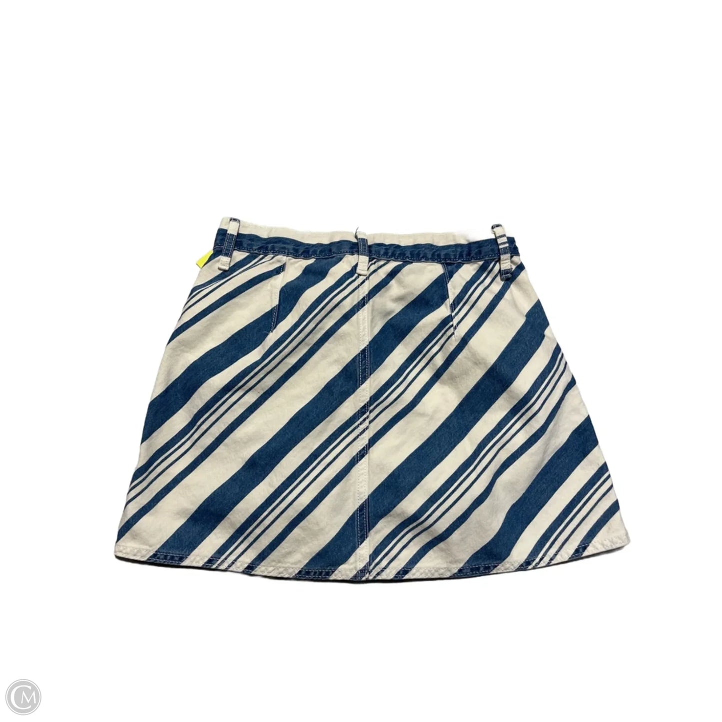 Skirt Mini & Short By Universal Thread In Blue & White, Size: 4
