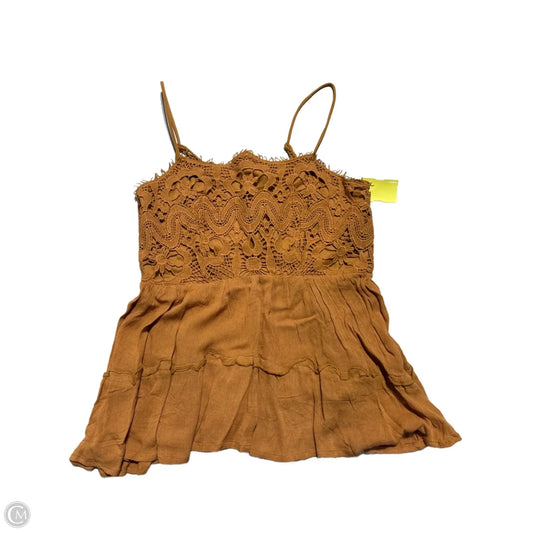 Tank Top By Daytrip In Brown, Size: S