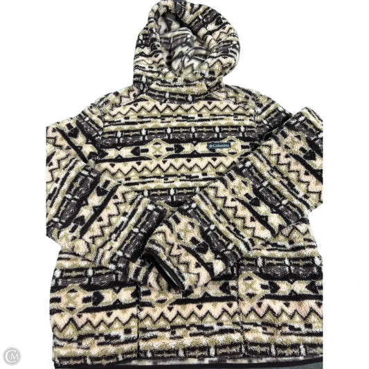 Sweatshirt Hoodie By Columbia In Brown, Size: M