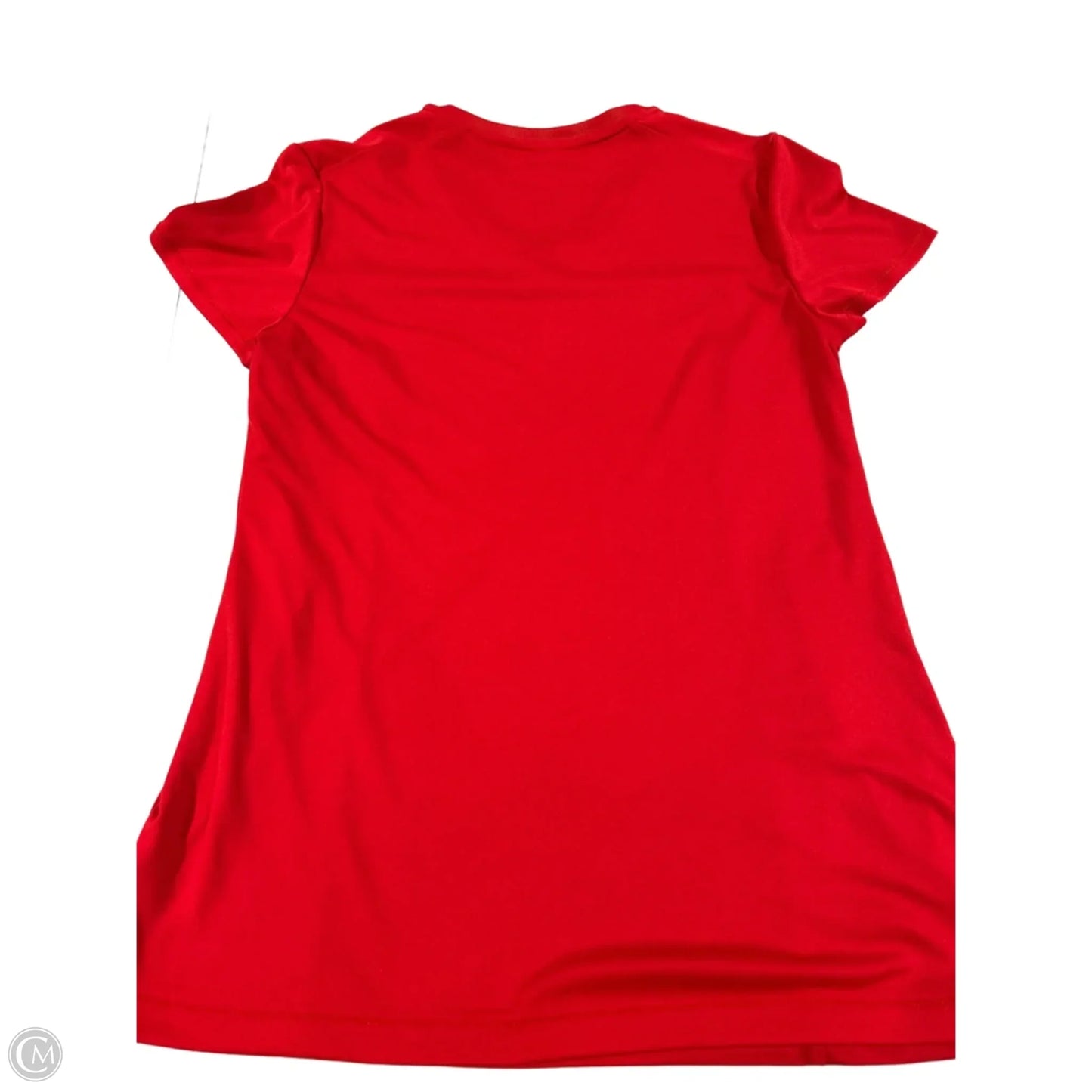 Athletic Top Short Sleeve By Bcg In Red, Size: M