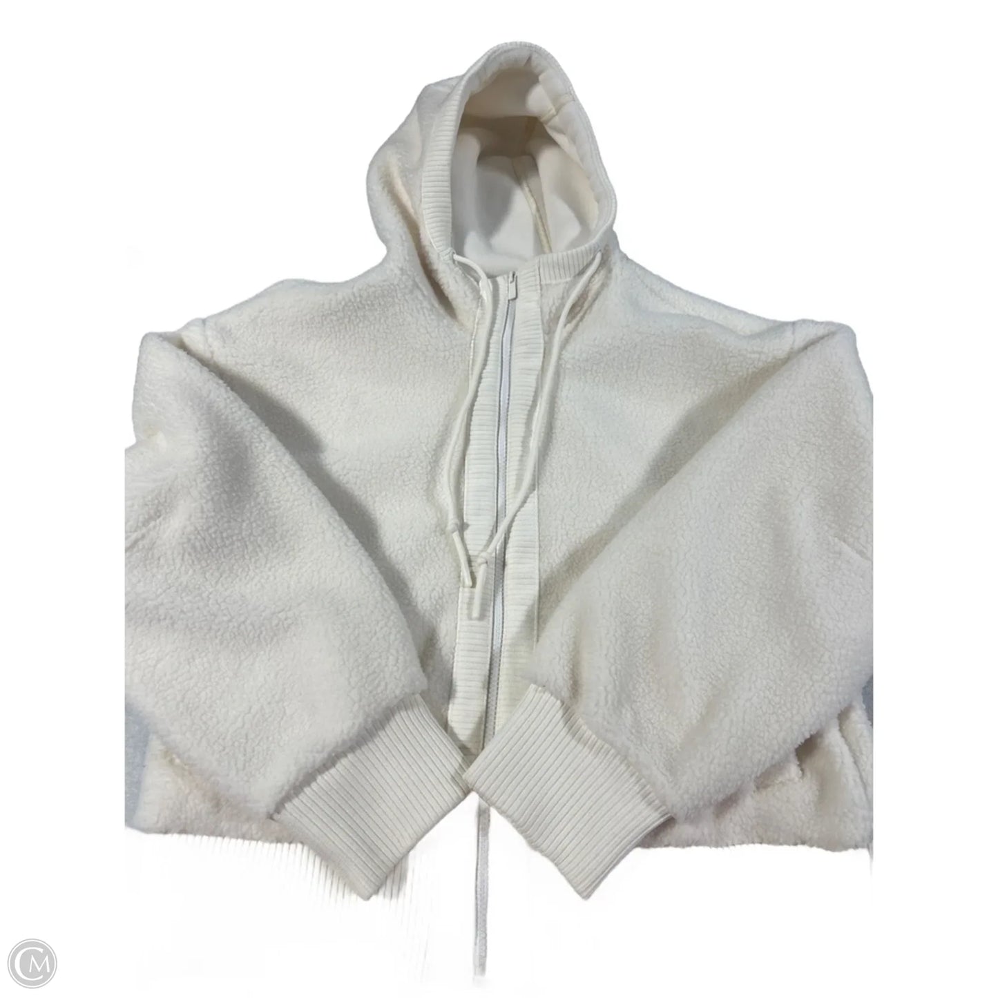 Jacket Fleece By All In Motion In Cream, Size: L