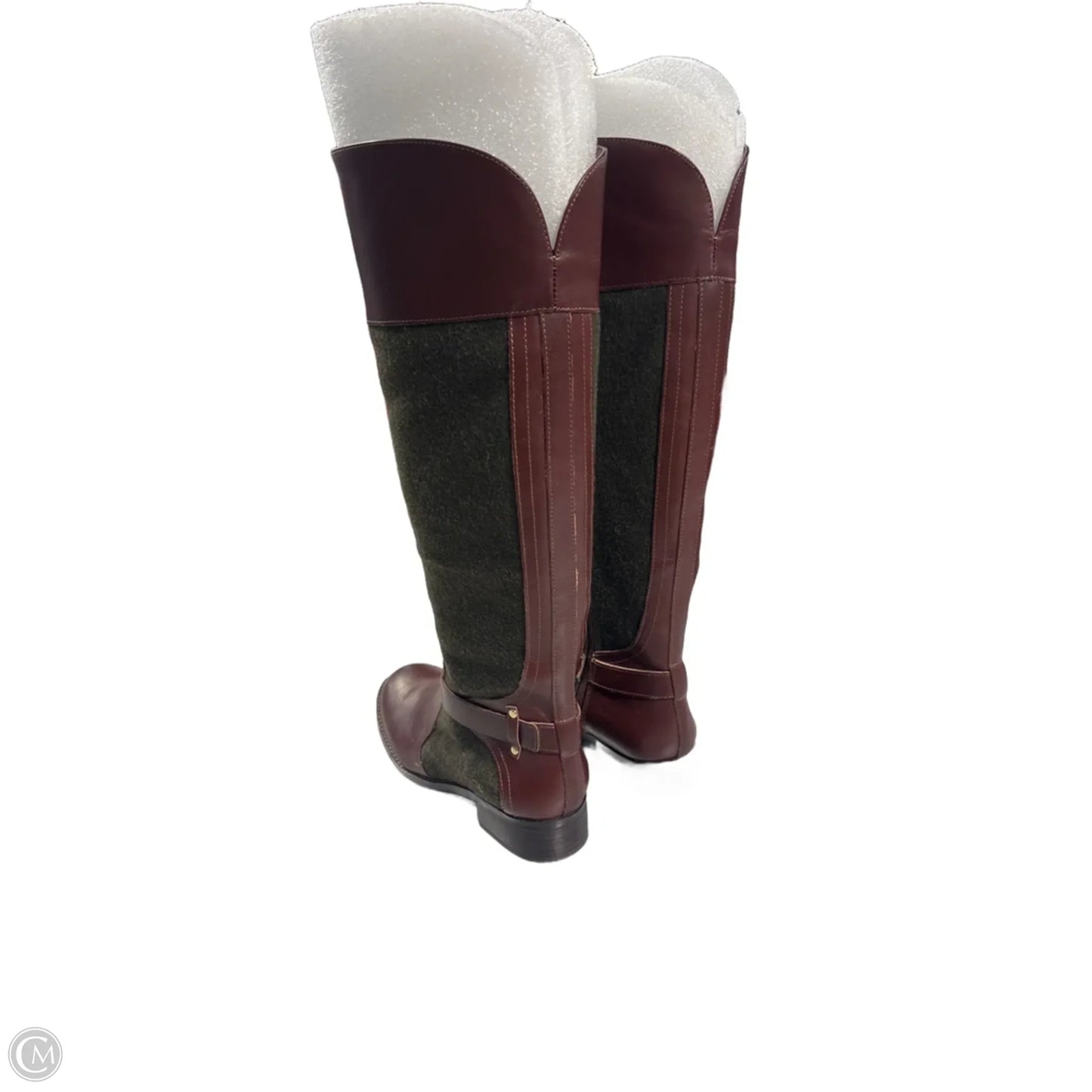Boots Knee Flats By Antonio Melani In Brown & Green, Size: 8