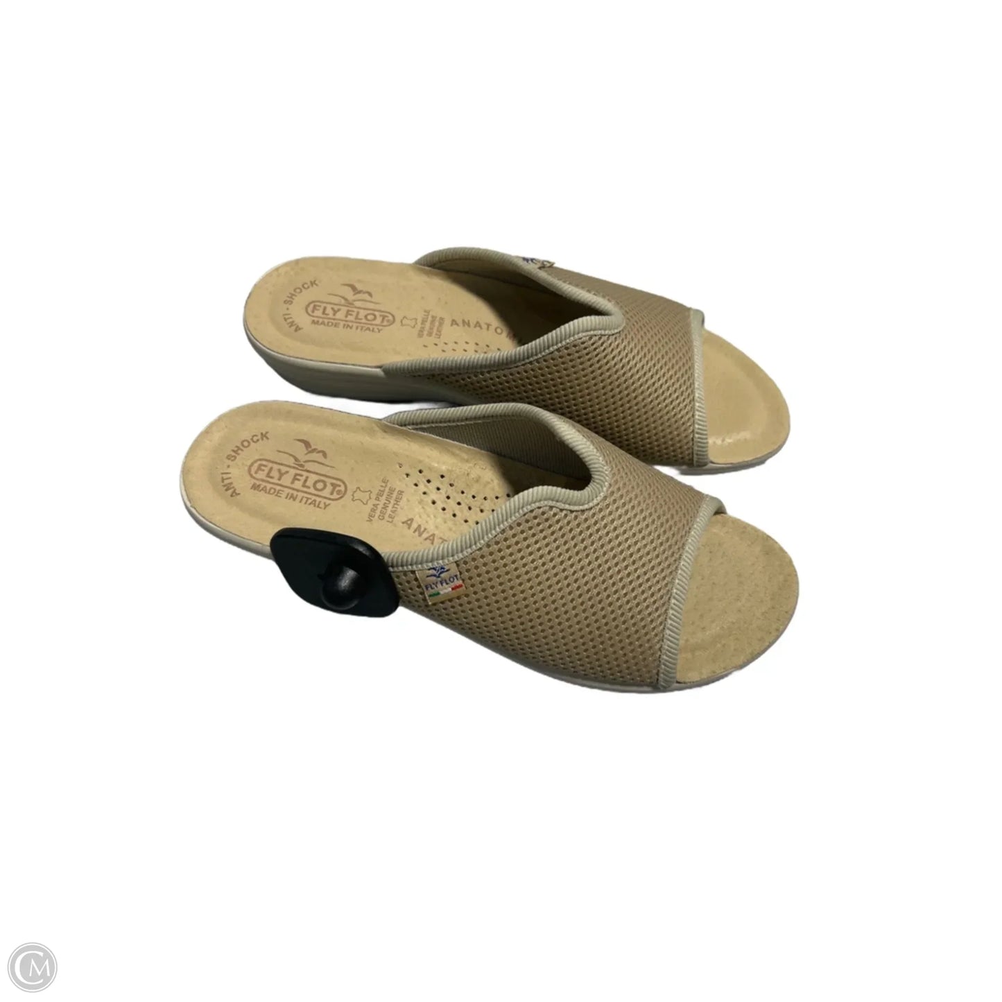 Sandals Flats By Cmb In Tan, Size: 7.5