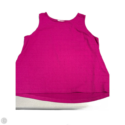Tank Top By Croft And Barrow In Pink, Size: 2x