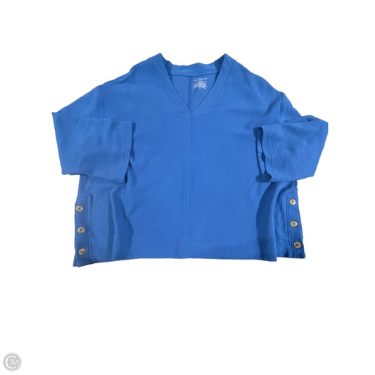 Top Long Sleeve By West Bound In Blue, Size: 2x