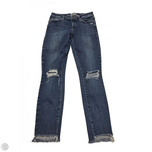 Jeans Skinny By Paige In Blue Denim, Size: 4
