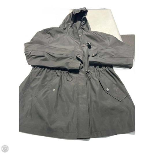 Coat Raincoat By Dkny In Black, Size: Xl