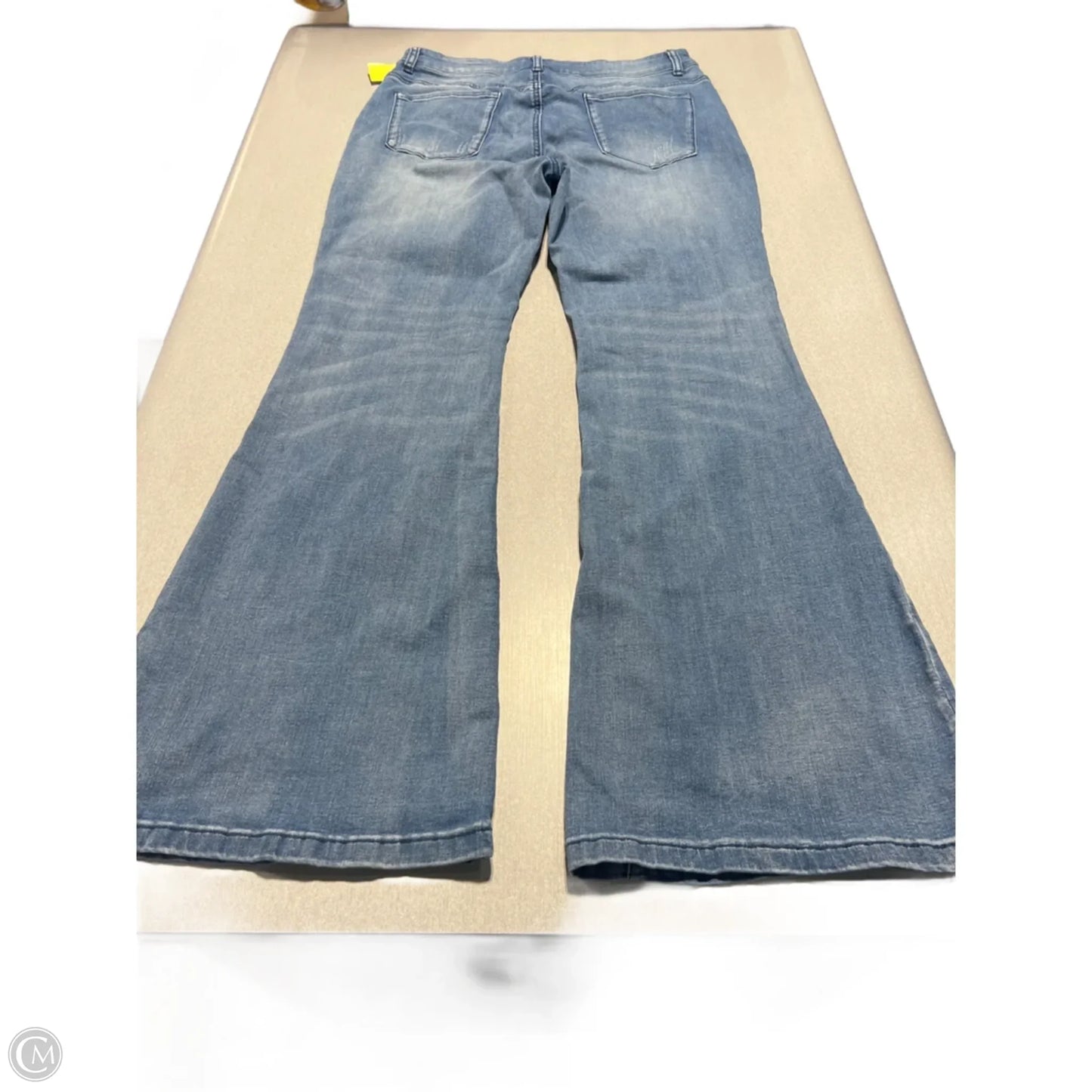 Jeans Boot Cut By Cmc In Blue Denim, Size: 12