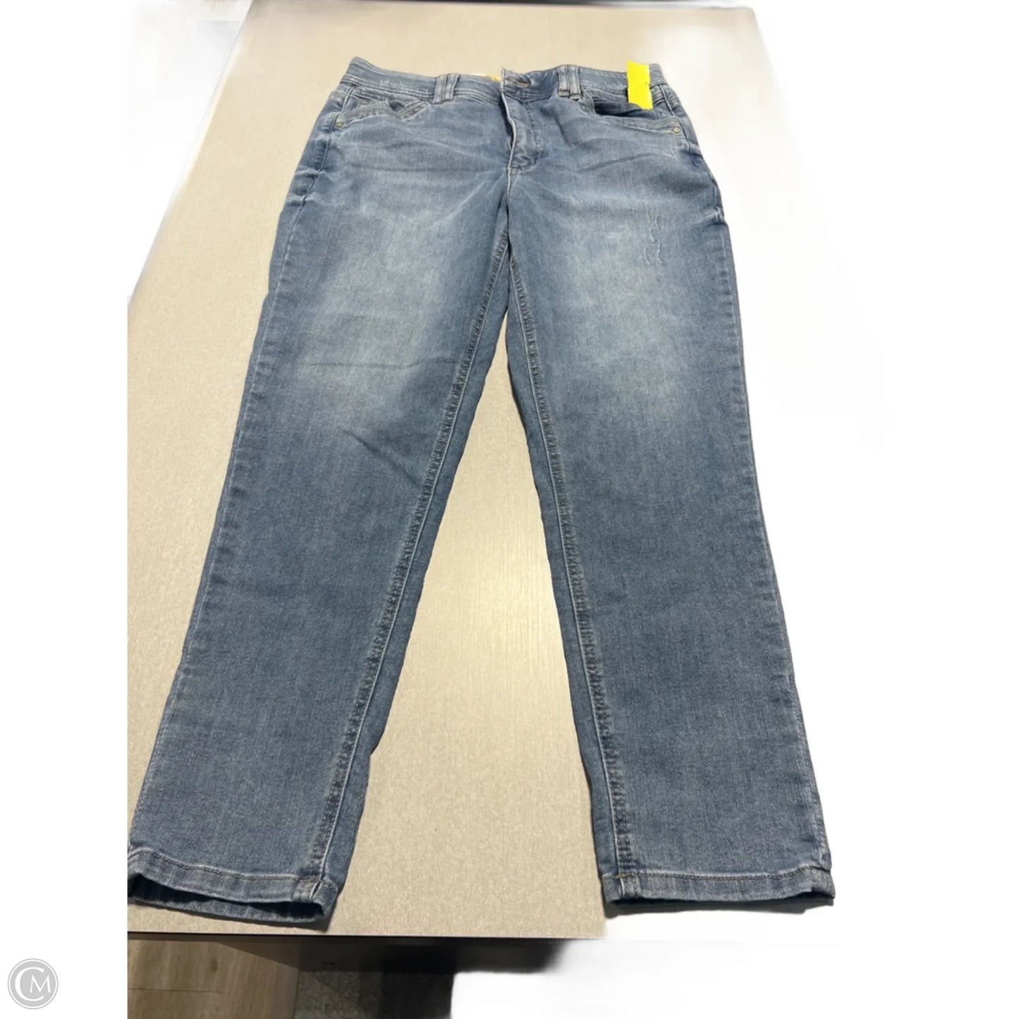 Jeans Straight By Democracy In Blue Denim, Size: 12