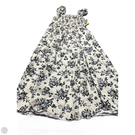 Dress Casual Maxi By Francesca's In Black & Cream, Size: M