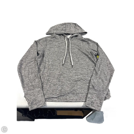 Athletic Top Long Sleeve Hoodie By Members Mark In Grey, Size: S