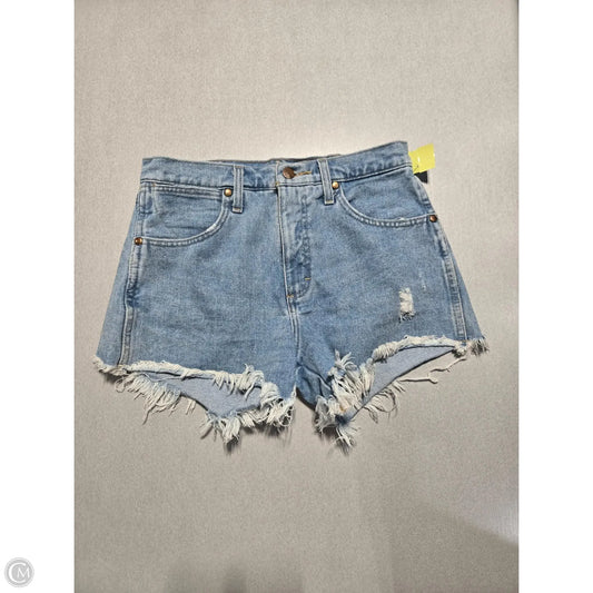 Shorts By Wrangler In Blue Denim, Size: 4