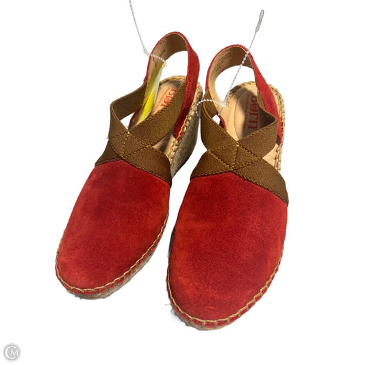 Shoes Heels Wedge By Born In Red, Size: 6