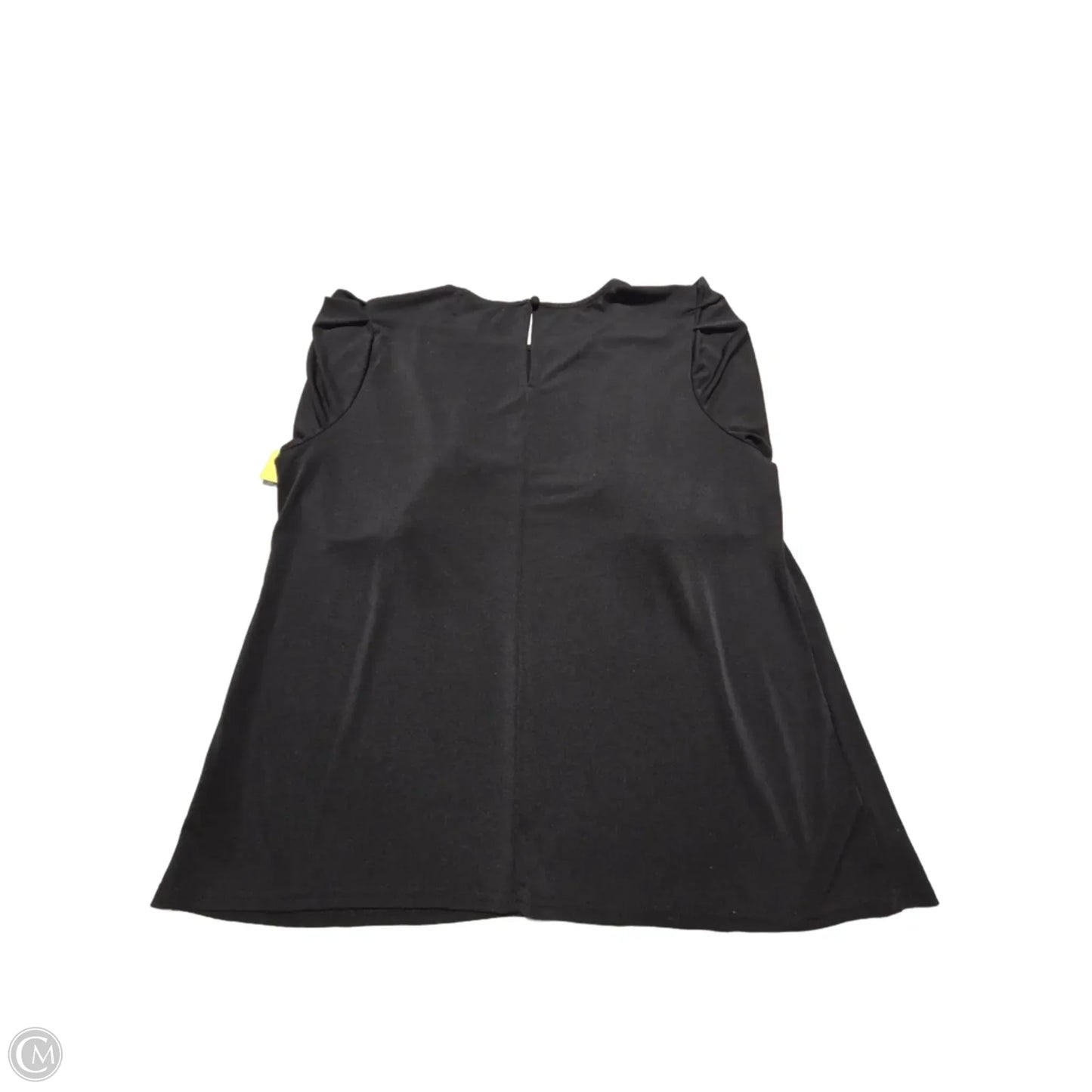 Blouse Short Sleeve By Nordstrom In Black, Size: L