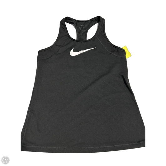 Athletic Tank Top By Nike In Black, Size: S
