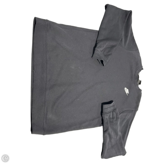 Sweatshirt Crewneck By Nike In Black, Size: M